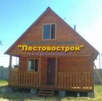 Логотип фирмы Пестовострой - Дачные брусовые дома и бани
