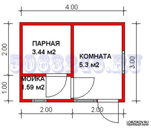 Стоимость бани.