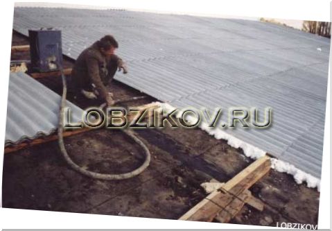 Ремонта шиферной кровли