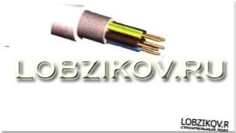 кабель NYM-5x6.0(10.0) или NYM-3x6.0(10.0)