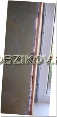 Установка пластиковых откосов