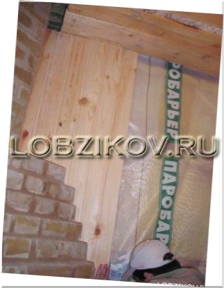 Отделка деревянной вагонкой
