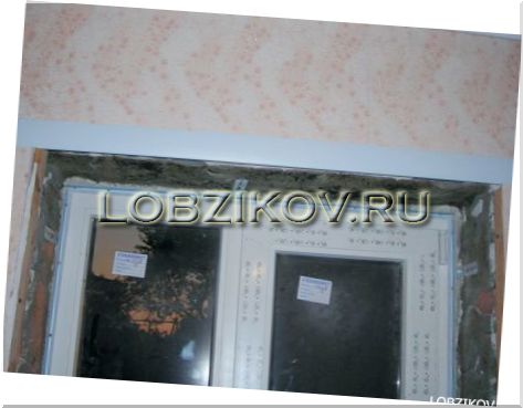 Установка пластиковых откосов