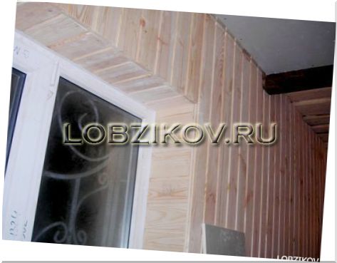 Отделка деревянной вагонкой