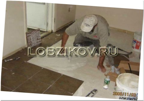 Облицовка керамической плиткой