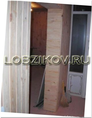 Отделка деревянной вагонкой