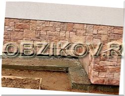 Глиняная отмостка