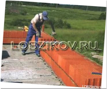 Камень рядовой 10,8NF поризованный