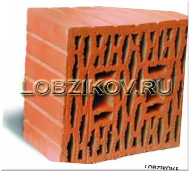 Камень рядовой 4,5NF поризованный