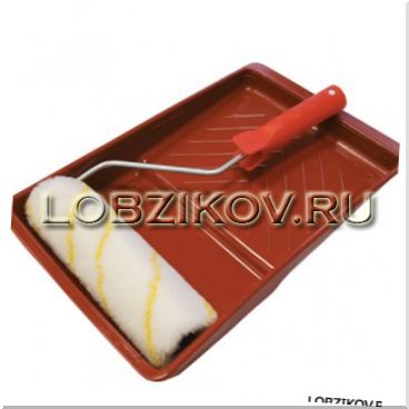 Нанесение краски на валик