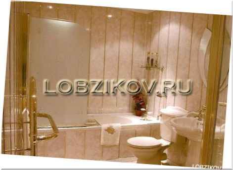 Отделка стен в виде пластиковых панелей