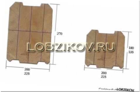 Профилированный клееный стеновой брус