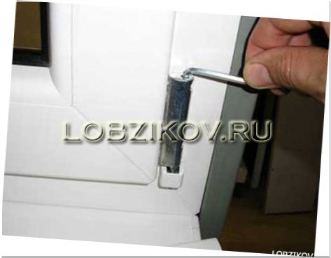 Регулировка на прижим пластиковых окон своими руками