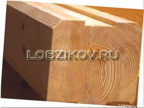 Временное хранение клееного бруса