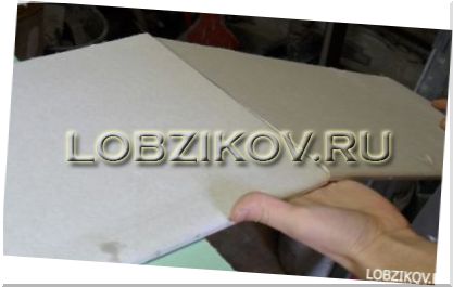 Для правильного разрезания листов гипсокартона