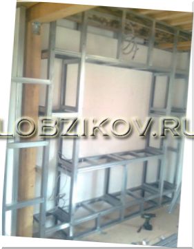 Как сделать полку из гипсокартона?