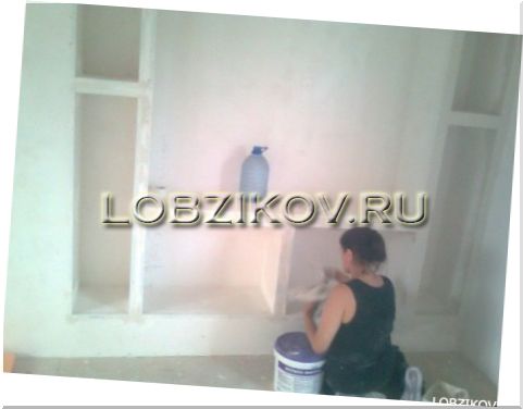 Как сделать полку из гипсокартона?