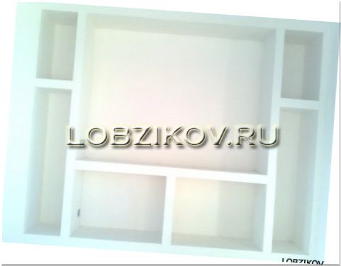 Как сделать полку из гипсокартона?