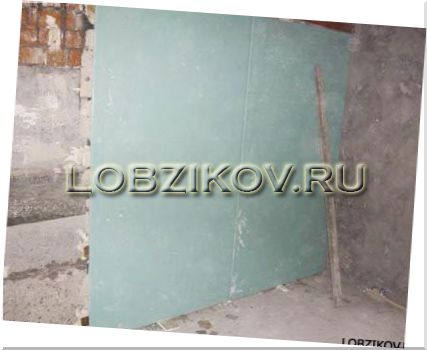 Монтаж гипсокартона на клей