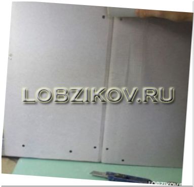 Обработка стыков гипсокартонных листов