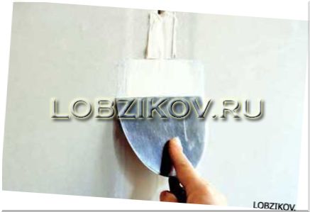 Процесс шпаклевки гипсокартона своими руками