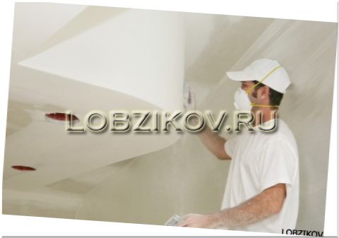Процесс шпаклевки гипсокартона своими руками