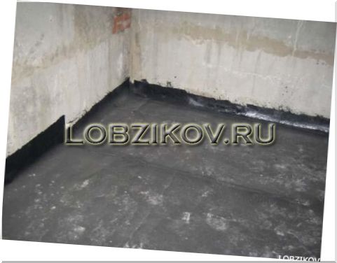 Внутренняя гидроизоляция подвала