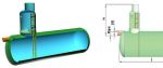 Товар Накопительная емкость для канализации из стеклопластика