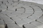 Товар Тротуарная вибропрессованная плитка, брусчатка BRAER, Классико круговая, Серый