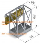 Товар Площадка на кран-балку алюминиевая ПБА