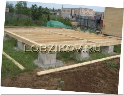 Столбчатый фундамент для дома своими руками