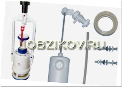 Устройство сливного механизма для унитаза