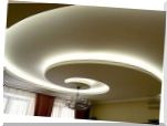 Делаем натяжной потолок с подсветкой с помощью светодиодной ленты по периметру нашего потолка
